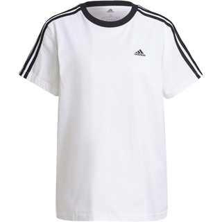 adidas Damen T-Shirt (Short Sleeve) W 3S Bf T, White/Black, H10201, 2XLS