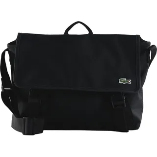 LACOSTE Umhängetasche Tablettasche Messenger Bag Noir schwarz - Schwarz