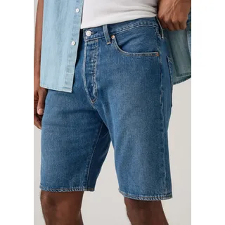 Bermudas LEVI'S "501 ORIGINAL SHORTS", Herren, Gr. 36, N-Gr, early nights shorts, Denim/Jeans, Obermaterial: 99% Baumwolle, 1% Elasthan, normal kniefrei, Hosen Bermudas, Jeans-Bermudas mit Stretch, der Klassiker 501 ORIGINAL
