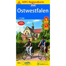 ADFC-Regionalkarte Ostwestfalen, 1:75.000, mit Tagestourenvorschlägen, reiß- und wetterfest, E-Bike-geeignet, GPS-Tracks Download