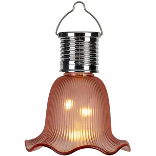 Solarblume Solarleuchte Solarlampe Dekoration hängend 8x10 cm inkl Akku LED Deko