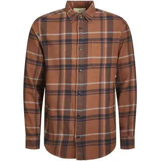 JACK & JONES Male Hemd Kariertes Twill