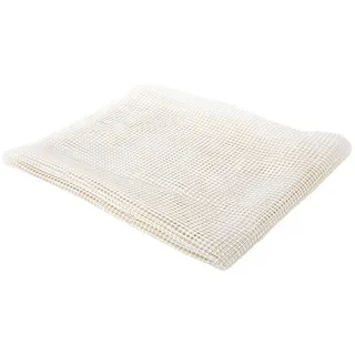 Beliani Antirutschmatte Balad 140/110 cm , Weiß , Kunststoff , Rechteckig , 110x140 cm , Teppiche und Böden, Teppiche, Teppichunterlagen