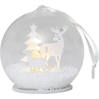 Star Trading Table Decoration Fauna, Leichte Dekorationsfigur, Weiß, Ambiente, IP20, 1 Glühbirne(n), LED - Weiß