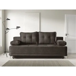 WERK2 Schlafsofa »Madrid«, 2-Sitzer Sofa & Schlafcouch WERK2 Braun