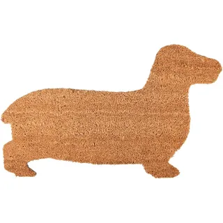 Esschert Design Fußmatte Kokos Dackel - Beige