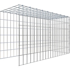 Bild Gabione, silbergrau, Maschenweite 5 10 cm