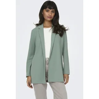 Jdy Jerseyblazer "JDYGEGGO L/S BLAZER JRS NOOS", Damen, Gr. S, grün (chinois grün), Jersey, Obermaterial: 95% Polyester, 5% Elasthan, unifarben, loose fit hüftbedeckend, V-Ausschnitt, Blazer