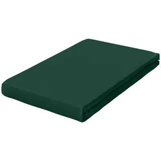 Pure Topper Baumwolle 120 x 200 - 130 x 220 cm green deep