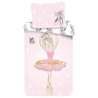 COFI 1453 Ballerina Bettbezug 140x200 cm Kissenbezug 70x90 cm