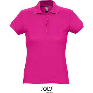 SOLs 11338 | Damen Poloshirt Passion - Farbe: Fuchsia - Größe: XXL - Rosa