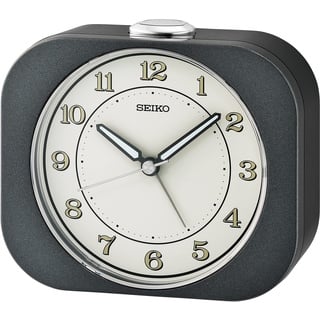 Seiko Clocks Wecker QHE195K, Schwarz, eckig