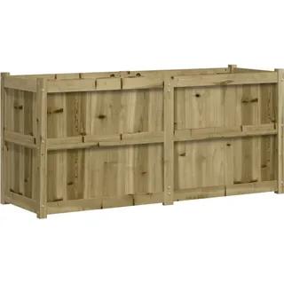 vidaXL Pflanzkübel 150 x 50 x 70 cm Braun
