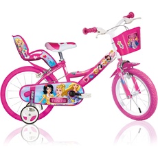 SCH Babys (Mädchen) Fahrrad Princess mädchenfahrrad, Rosa, 14"