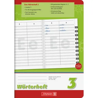Brunnen Wörterheft Lineatur 3 28 Blatt