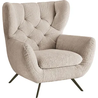 Candy Ohrensessel Beatrice Polyester 100 x 106 x 95 cm Braun