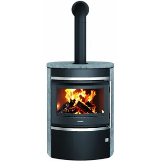 Oranier | Kaminofen | Feras | 7 kW | Stahl Schwarz, Speckstein