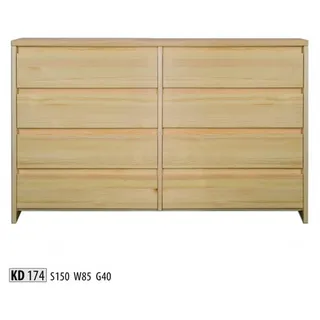 Sideboard Kommode Massive Schrank Möbel Kommoden Echtholz Schränke Neu Anrichte - Braun