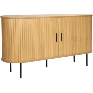 Möbilia Sideboard 140 x 76 x 40 cm Schwarz