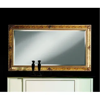 Klassischer Design Spiegel Wandspiegel Retro Barock Rokoko Goldene Holz Rahmen - Gold