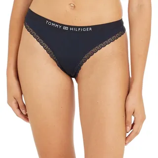 Tommy Hilfiger Damen String Tanga, Blau (Desert Sky), S
