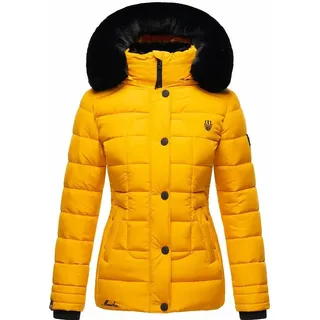 Marikoo Damen Winter Steppjacke mit Kapuze Qesraa