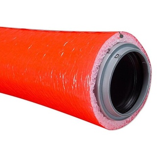 10 m Abwasser-Schutzschlauch für 50 mm Rohr - Dämmschichtdicke 9 mm ** 1m/2,39 EUR