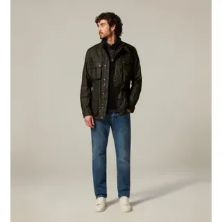 Belstaff für Herren. 105300 Fieldmaster-Jacke in verwaschenem Olivgrün (50), Lässig, Baumwolle