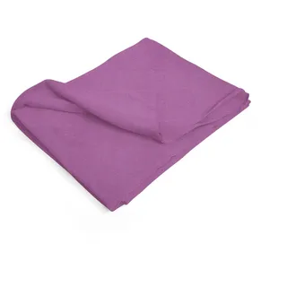 Setex Premium-Kuscheldecke, 85% Baumwolle/15% Polyester, Decke als Zimmer-Deko, Schlafzimmer-Deko und mehr, 200 x 150 cm große Tagesdecke, Beere