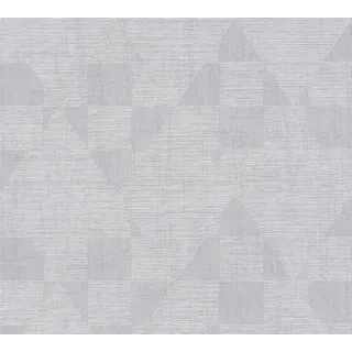 Livingwalls 381961 Moderne Design Tapete Silber Grau Geometrisch Muster Vliestapete 10,05x0,53m Made in Germany