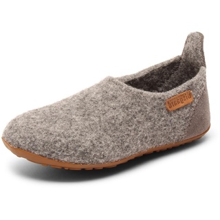 Bisgaard Unisex Kinder Wool Basic Slipper, Grau, 33 EU