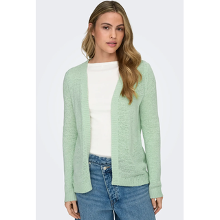 Strickjacke ONLY "ONLGEENA LS OPEN CARDIGAN KNT", Damen, Gr. M, subtle grün, Strick, Obermaterial: 65% Polyacryl, 35% Polyamid, unifarben, V-Ausschnitt, Strickjacken Strickjacke