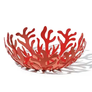 Alessi ESI01/25 R Mediterraneo Obstschale, rot