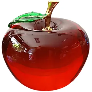 Raxove Kristall-Glas-Apfel-Ornament, Briefbeschwerer, Statuen-, Tischstatuen-Weihnachtsschmuck, Hochzeitsaufsätze, Handwerk, Figuren