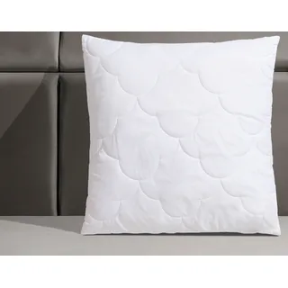 Microfaserkissen OTTO HOME "Mondschein, Kopfkissen 1-tlg. oder 2-tlg. 40x80 oder 80x80 cm", weiß, B:80cm L:80cm, Bezug: 100% Polyester. Füllung: 100% Polyester, Kopfkissen, Microfaserkissen, Kissen, allergiker geeignet (für Hausstauballergiker)