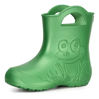 Ladeheid Eva federleichte Kinder Gummistiefel für Jungen und Mädchen Regenschuhe Bequeme und wasserdichte Regenstiefel Kinder LA-CA-01