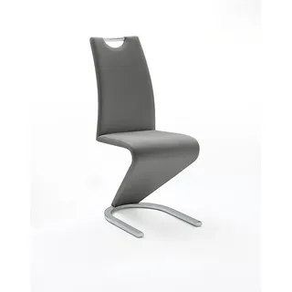 MCA Furniture Amado Kunstleder grau 2er Set