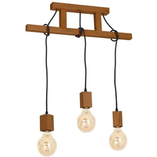Jack Pendelleuchte 3Xe27 Eiche Deckenleuchte Deckenlampe Hängeleuchte - Bronze