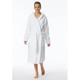 SCHIESSER Damenbademantel »Essentials« mit kuscheliger Kapuze Schiesser 100-weiß