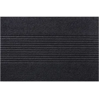 Blumtal FUßMATTE 60/90 cm Anthrazit , Textil , Gestreift , Quadratisch , 60x90 cm , Teppiche und Böden, Schmutzfangmatten, Fußmatten