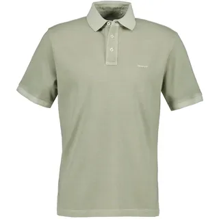 Poloshirt GANT "Poloshirt SUNFADED POLO", Herren, Gr. 5XL, grün (grün (milky matcha)), Obermaterial: 100% Baumwolle CO., Shirts Poloshirt