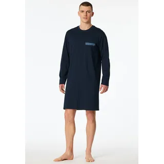 SCHIESSER Nachthemd Comfort Nightwear Blau 52