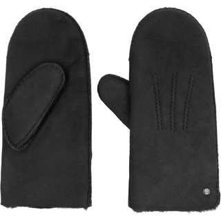 Roeckl Fäustlinge Unisex Lammfell Black Handschuhe Herren