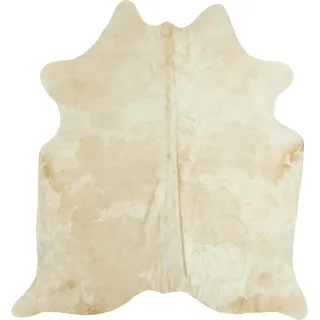 -LUXOR- Wohnteppich Naturfell - Natürlicher Teppich für Wohnatmosphäre - Fellteppich - Ca. 160 x 240 cm Beige Gemustert