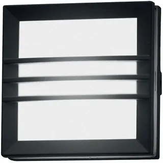 Außenleuchte Anthrazit Weiß IP54 wetterfest B:14cm quadratisch Bauhaus Design