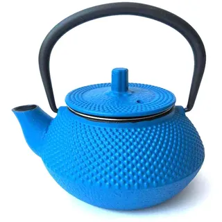 VIER AZ034 Teekanne aus Gusseisen, blau