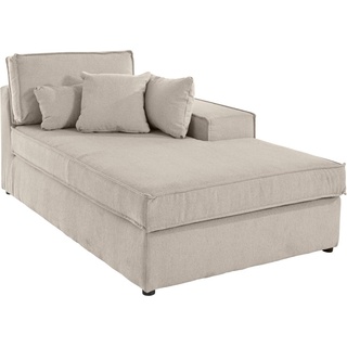 Raum.Id Ottomane »Florid«, einzeln stellbar oder als Teil eines Modulsofas, auch in Cord, beige