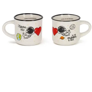 Legami Kaffeetasse 0,05 l Weiß 2 St.