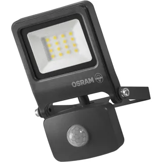 Osram Außenstrahler Aluminium 10 W 1000 Lumen IP44 mit Bewegungsmelder grau