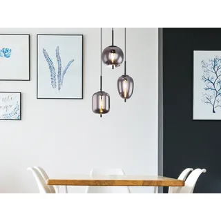 LED Rauchglas Pendelleuchte, schöne Esszimmerleuchten für über Esstisch hängend